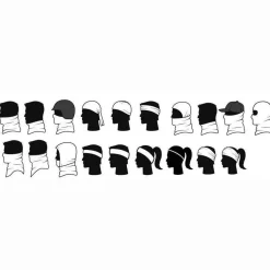 Lightweight Merino Wool Tubular col solid black*Buff Online