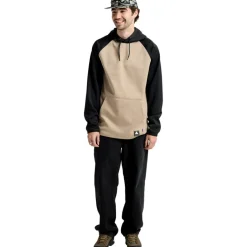 Crown hoodie heren summit taupe true black*Burton Hot