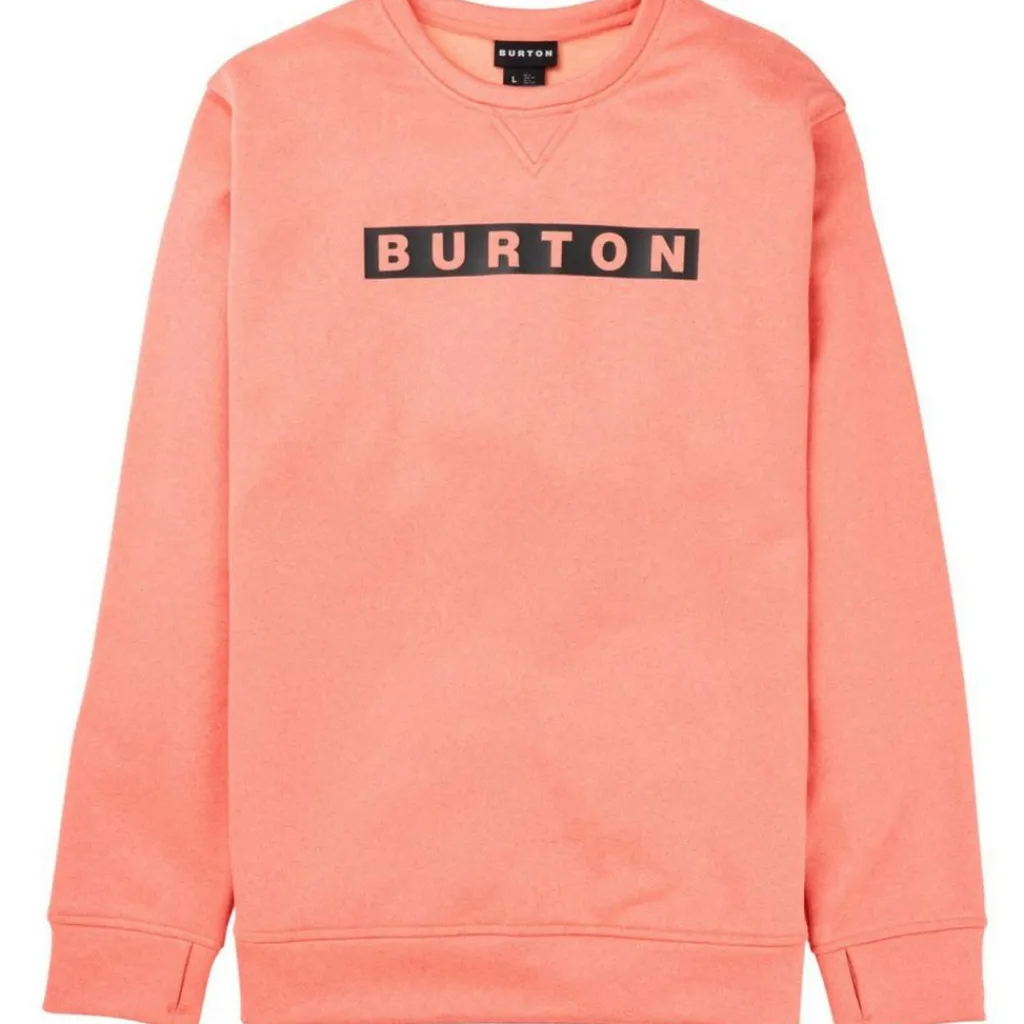 Oak Crew sweater heren peach echo heather*Burton New
