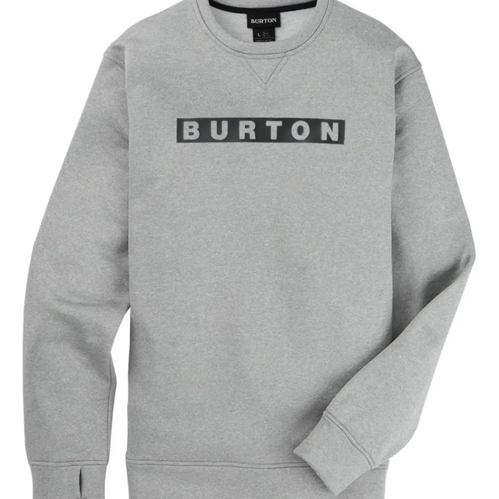 Oak sweater heren grey heather*Burton Online
