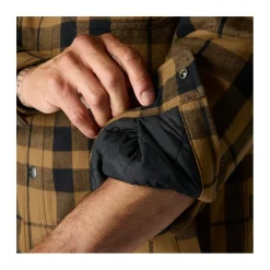 Flannel Sherpa Lined overhemd heren brown*Carhartt Clearance