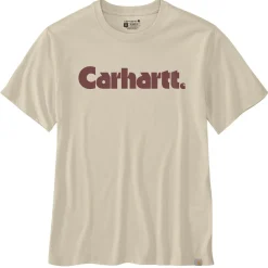 Logo Graphic shirt heren oat milk*Carhartt