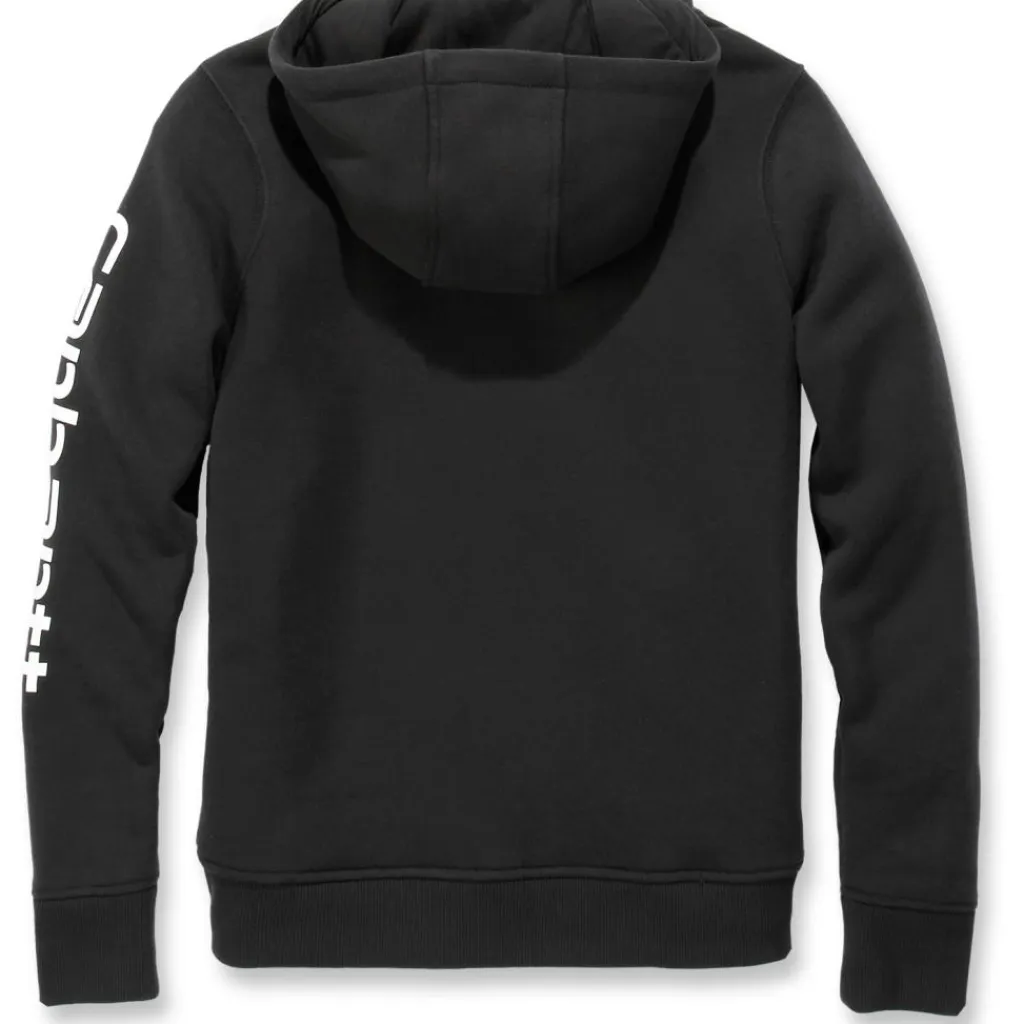 Logo Sleeve Graphic hoodie dames black*Carhartt Online