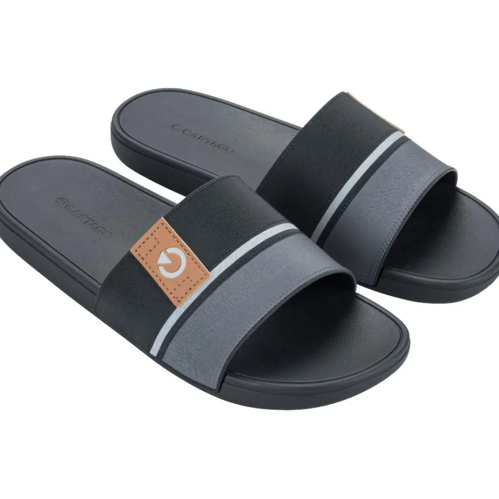 Dakar slippers heren grey*Cartago Outlet