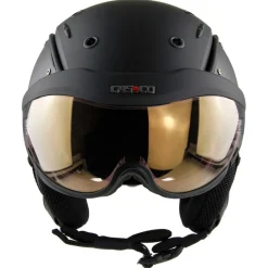 SP-6 Visor skihelm black structure*Casco Clearance