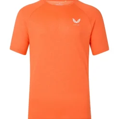 Adapt shirt heren bright orange mid grey*Castore Hot