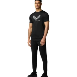 Adapt Short Graphic shirt heren black white*Castore Online