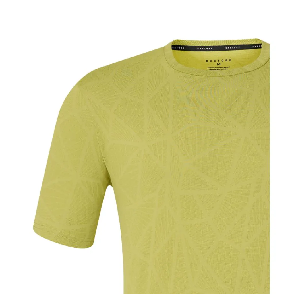 Engineered Knit shirt heren mustard black*Castore Online