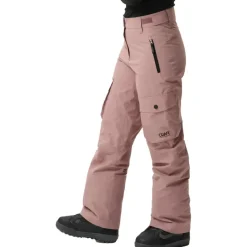 Cargo skibroek dames taupe*ColourWear Sale