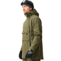 Foil anorak winterjas heren dark olive*ColourWear New