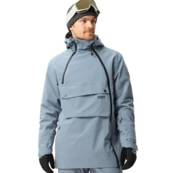 Foil anorak winterjas heren grey blue*ColourWear New