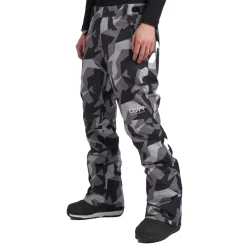 Sharp skibroek heren camo grey*ColourWear New