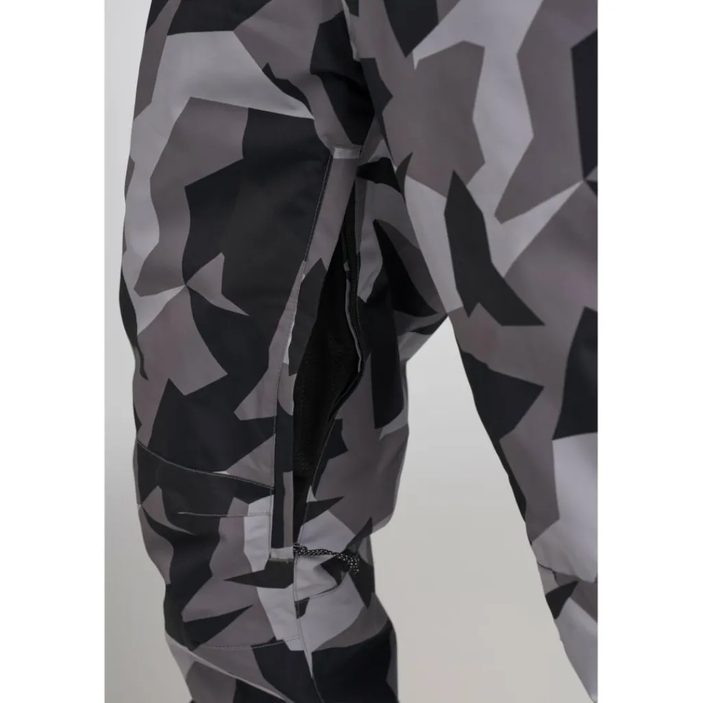 Sharp skibroek heren camo grey*ColourWear New