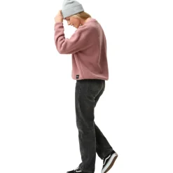 Snug Pile Crew sweater dames dark rose*ColourWear Hot