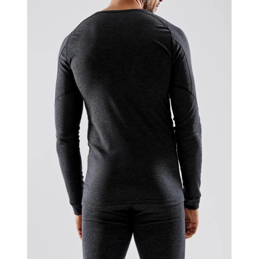 CORE Wool Merino LS thermoshirt heren black*Craft