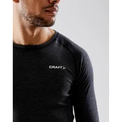 CORE Wool Merino LS thermoshirt heren black*Craft
