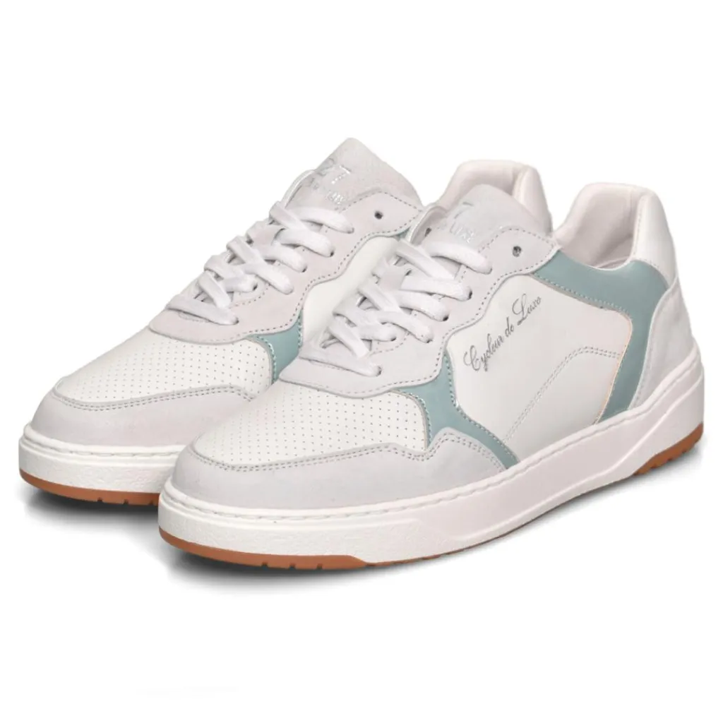  Corncob schoenen dames white light blue*Cycleur De Luxe Outlet