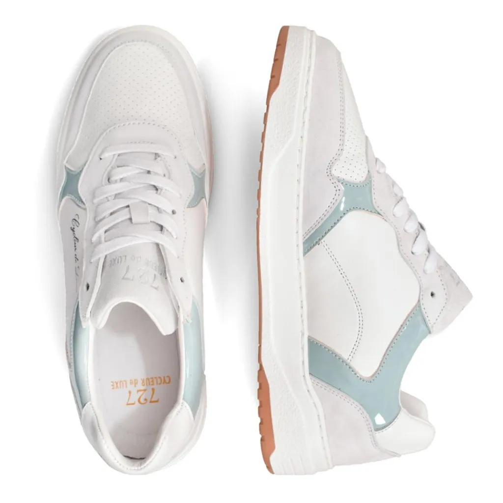  Corncob schoenen dames white light blue*Cycleur De Luxe Outlet