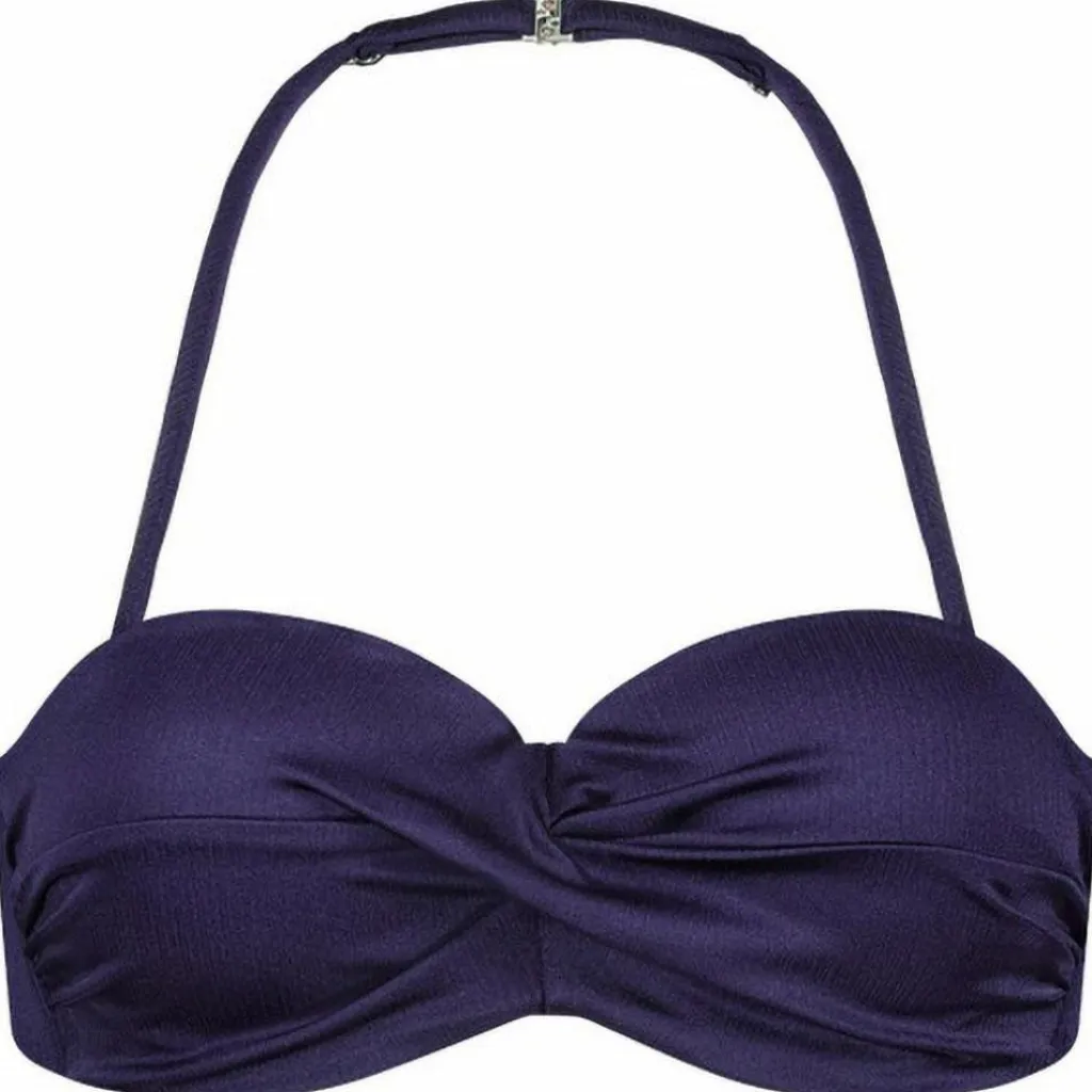 Satin Navy Padded Wired bikini top dames*Cyell New