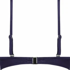Satin Navy Padded Wired bikini top dames*Cyell New