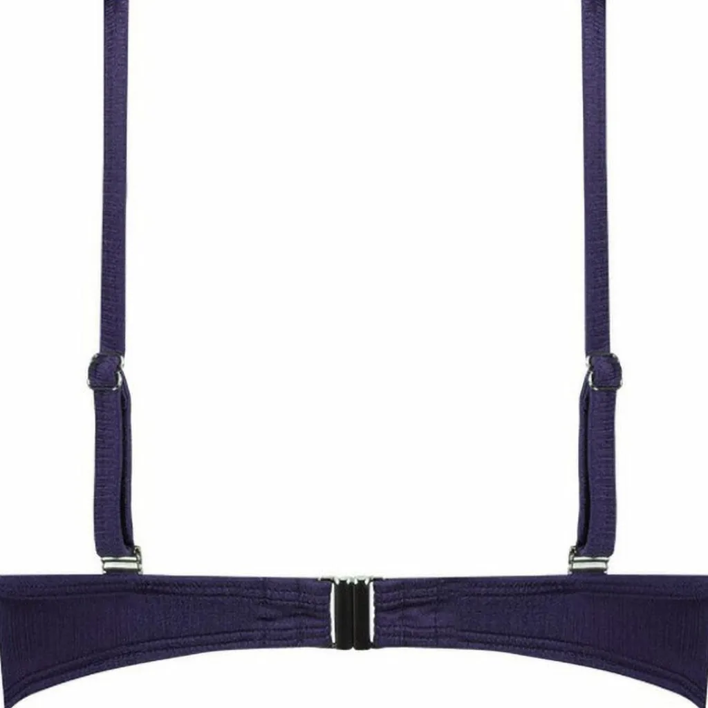 Satin Navy Padded Wired bikini top dames*Cyell New