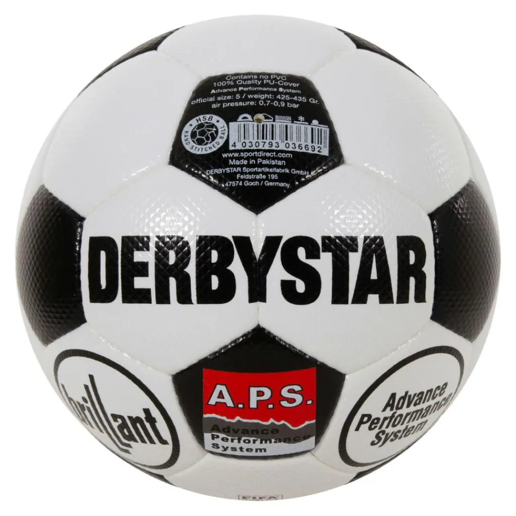 Brillant Retro II voetbal white*Derbystar Clearance