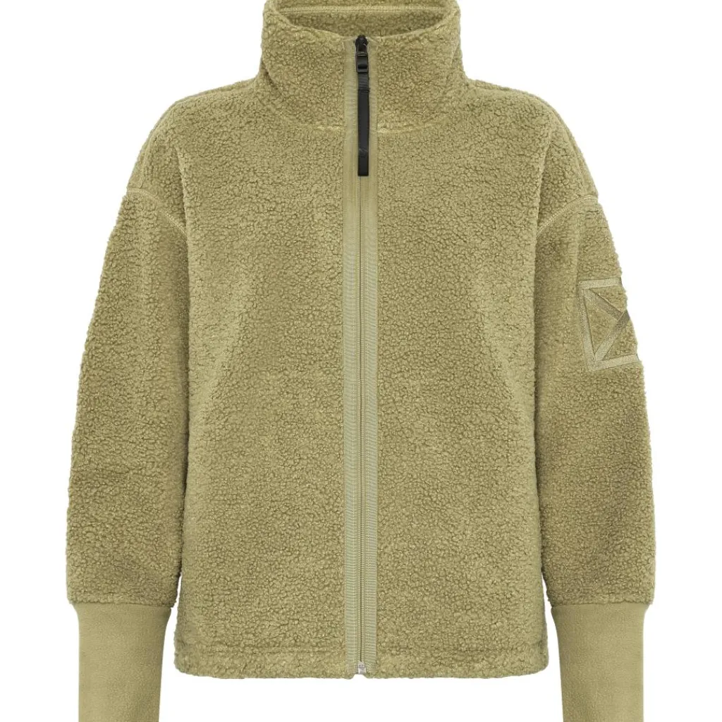 Mella vest dames olive green*Didriksons Discount