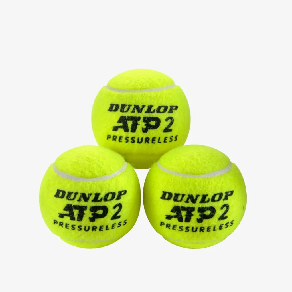 ATP Pressureless tennisballen 3-pack geel*Dunlop Clearance