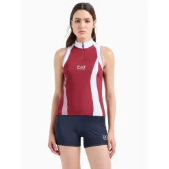 6DTH57-TJ04Z tennis tanktop dames red*EA7