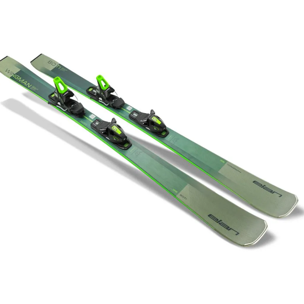 Wingman 80 Ti 25 - 26 ski's met EL 10.0 GW Shift binding*Elan Discount