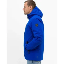 Boris softshell winterjas heren astral blue*Falcon Outlet