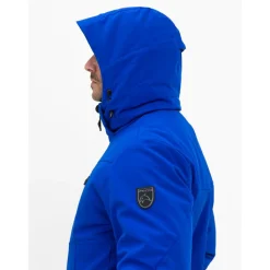 Boris softshell winterjas heren astral blue*Falcon Outlet