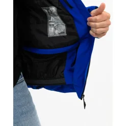 Boris softshell winterjas heren astral blue*Falcon Outlet