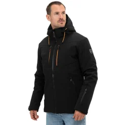 Boris softshell winterjas heren black*Falcon New