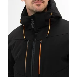 Boris softshell winterjas heren black*Falcon New