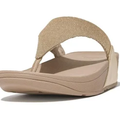 Lulu Shimmerlux Toe-Post slippers latte beige*FitFlop Outlet