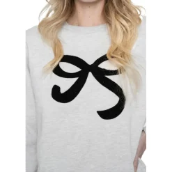 sweater dames beige melange black*Geisha Hot