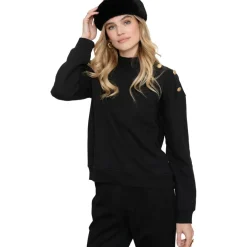 sweater dames black*Geisha Discount