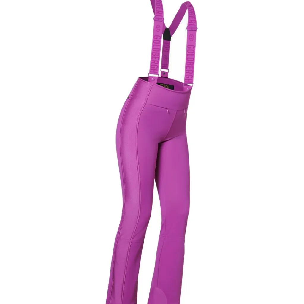 HIGH END softshell salopette skibroek dames viola*Goldbergh Hot