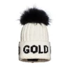 Hodd muts dames white black*Goldbergh Hot