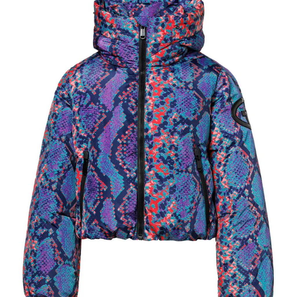 LUCINDA winterjas dames snake turchese*Goldbergh Hot