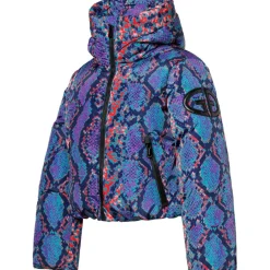 LUCINDA winterjas dames snake turchese*Goldbergh Hot