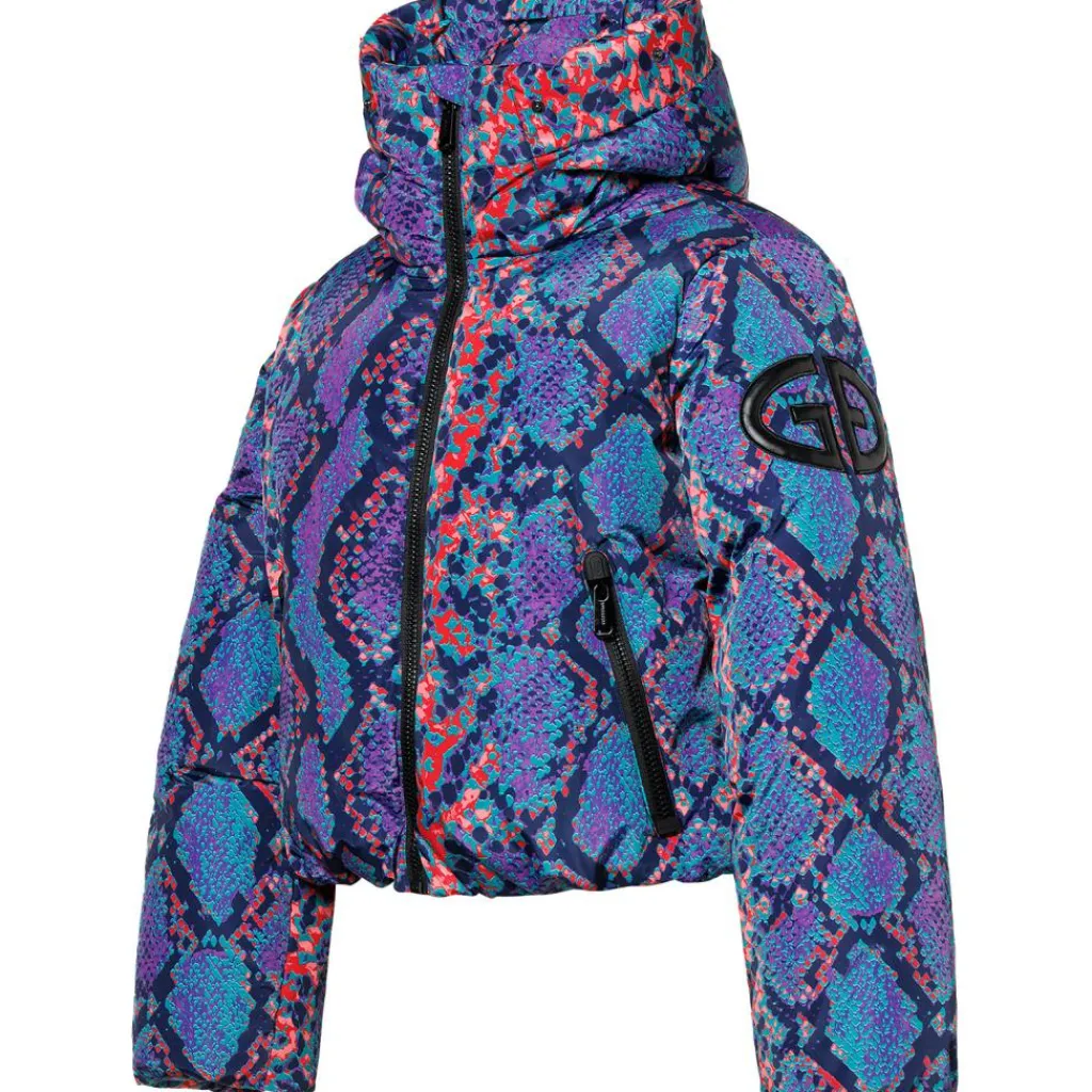 LUCINDA winterjas dames snake turchese*Goldbergh Hot