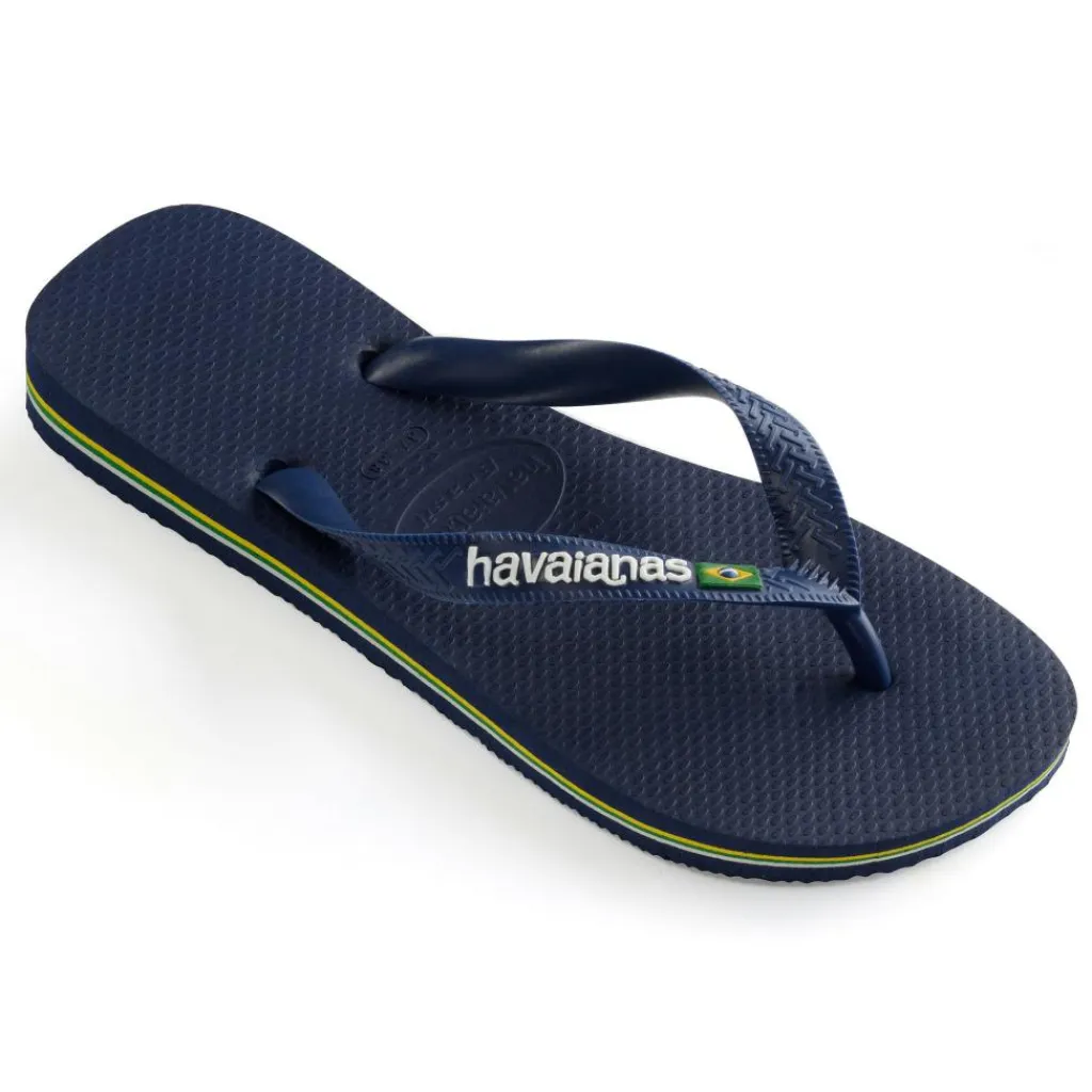 Brasil Logo slippers junior navy blue*Havaianas Hot