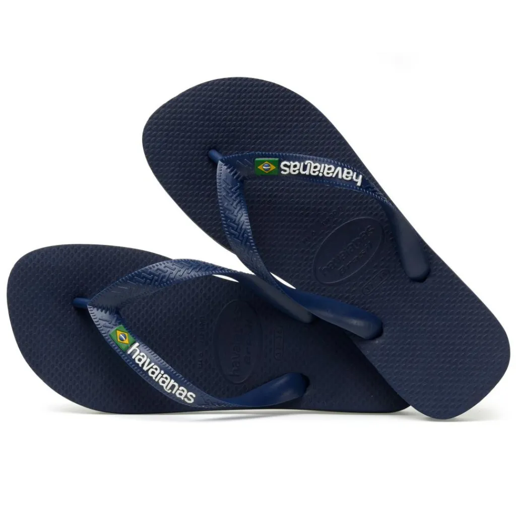 Brasil Logo slippers junior navy blue*Havaianas Hot
