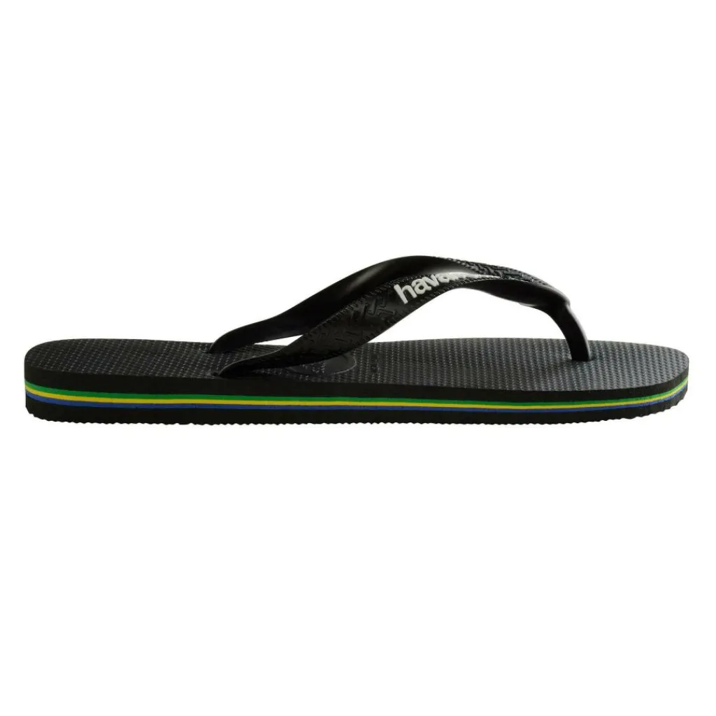 Brasil Logo slippers black*Havaianas Online