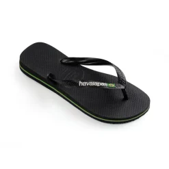 Brasil Logo slippers black*Havaianas Online