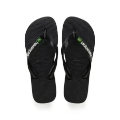 Brasil Logo slippers black*Havaianas Online
