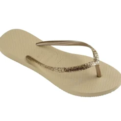 Slim Glitter II slippers sand grey*Havaianas Hot