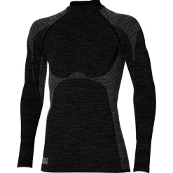 Functional LS thermoshirt heren black melange*Heatkeeper Clearance